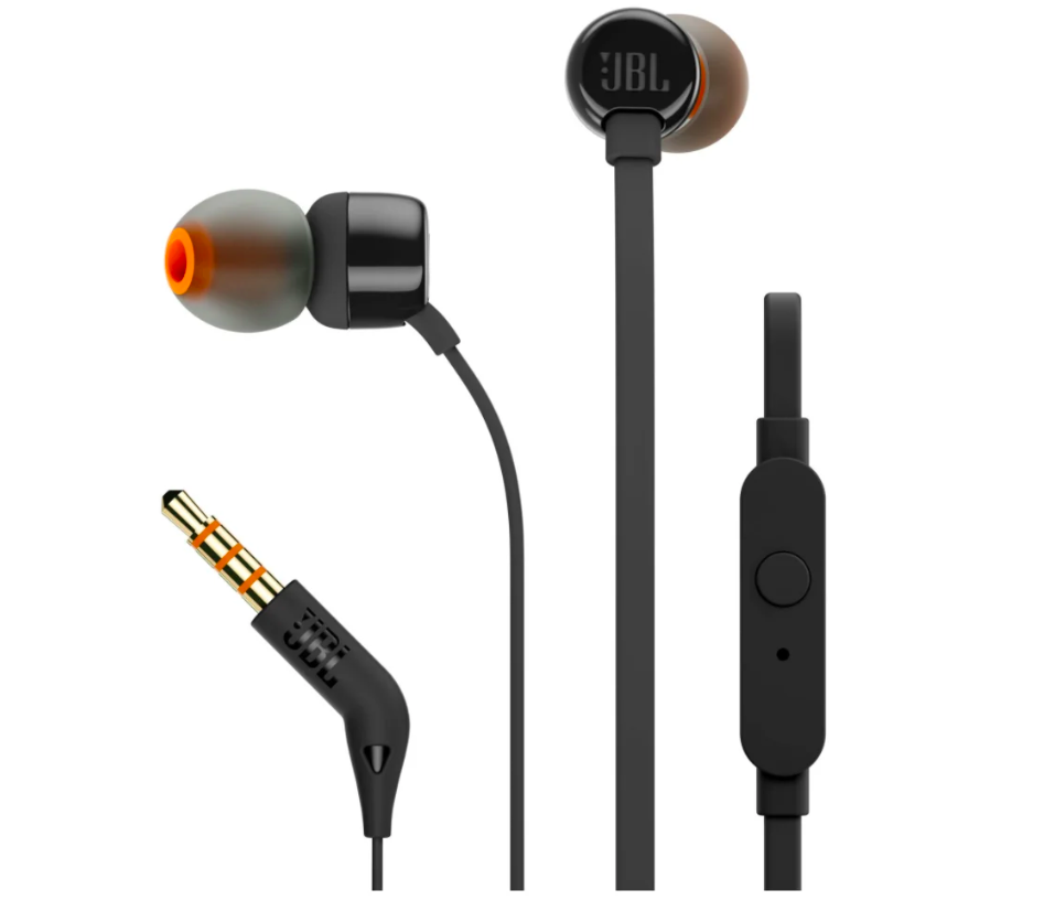 

Наушники JBL T110 black, T110