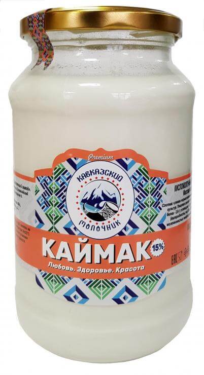 

Каймак Кавказский молочник термостатный 15% БЗМЖ 900 мл