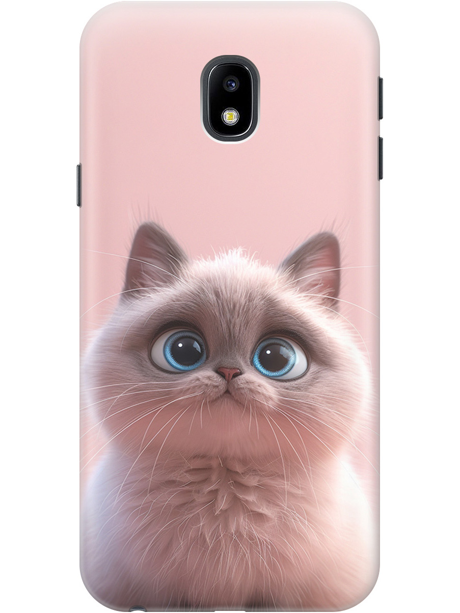 

Силиконовый чехол на Samsung Galaxy J3 (2017) с принтом "Милейший котик", Прозрачный;розовый;серый, 713722211