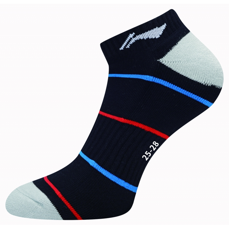 Носки унисекс Li-Ning Socks AWST061-3 M х1 белые; черные 39-44