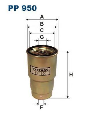 

Фильтр Топливный Filtron Pp950 Filtron арт. PP950