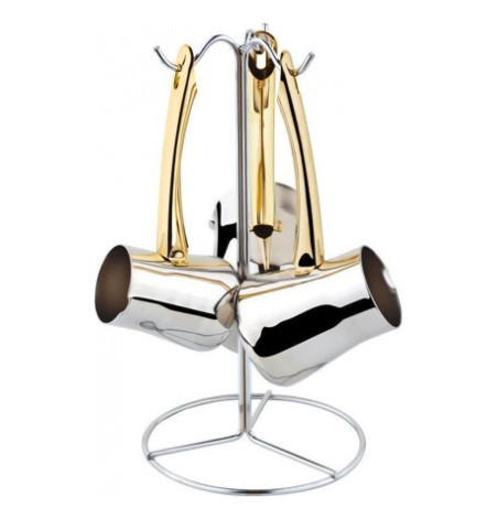 

Набор турок 3 шт на подставке O.M.S. Collection "COFFEE POT SETS /GOLD" / 284284, COFFEE POT SETS /GOLD