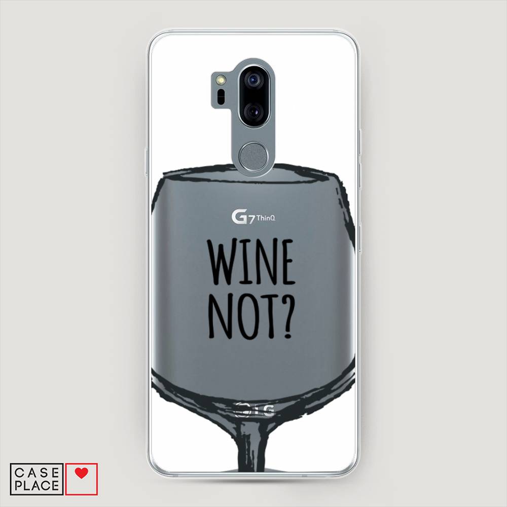 

Чехол на LG G7 ThinQ "Wine not white", Белый, 83450-6