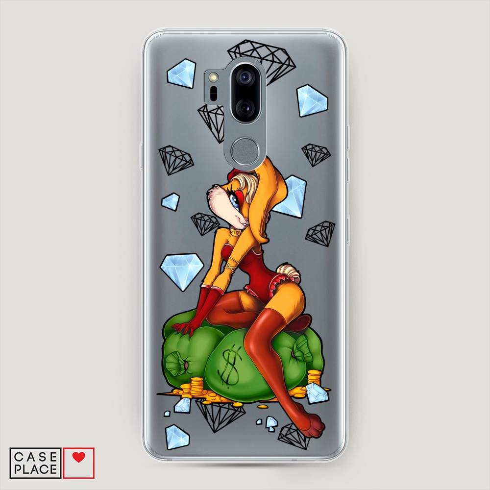 

Чехол на LG G7 ThinQ "Лола Банни с бриллиантами", Красный;оранжевый;зеленый, 83450-6