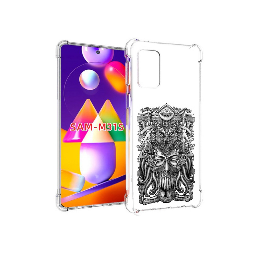Чехол MyPads Tocco для Samsung Galaxy M31s зубастая сова (PT152186.489.369)