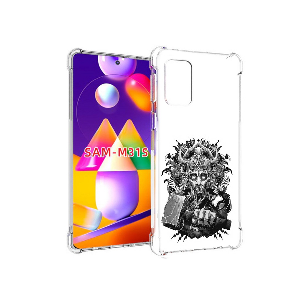 

Чехол MyPads Tocco для Samsung Galaxy M31s злой тор (PT152186.489.363), Прозрачный, Tocco