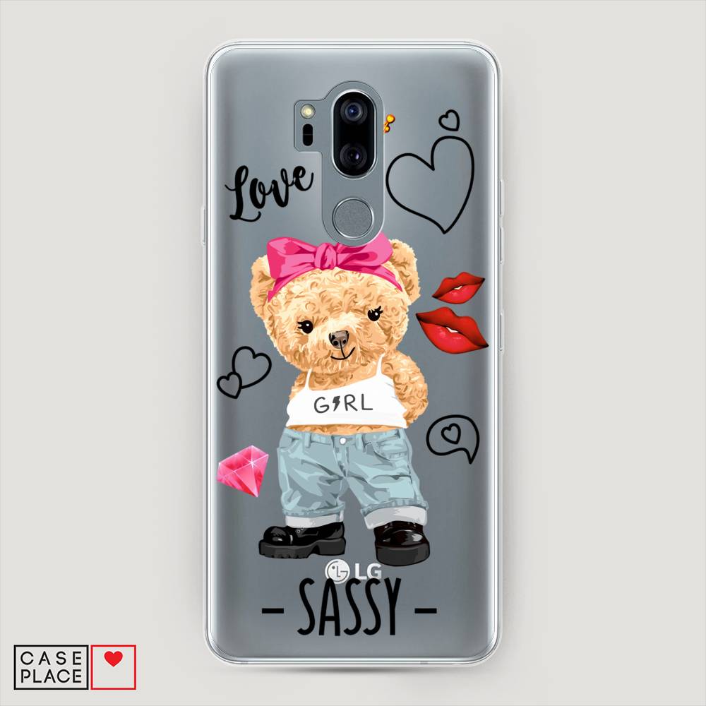 

Чехол на LG G7 ThinQ "Sugar Mommy", Голубой;белый;розовый, 83450-6