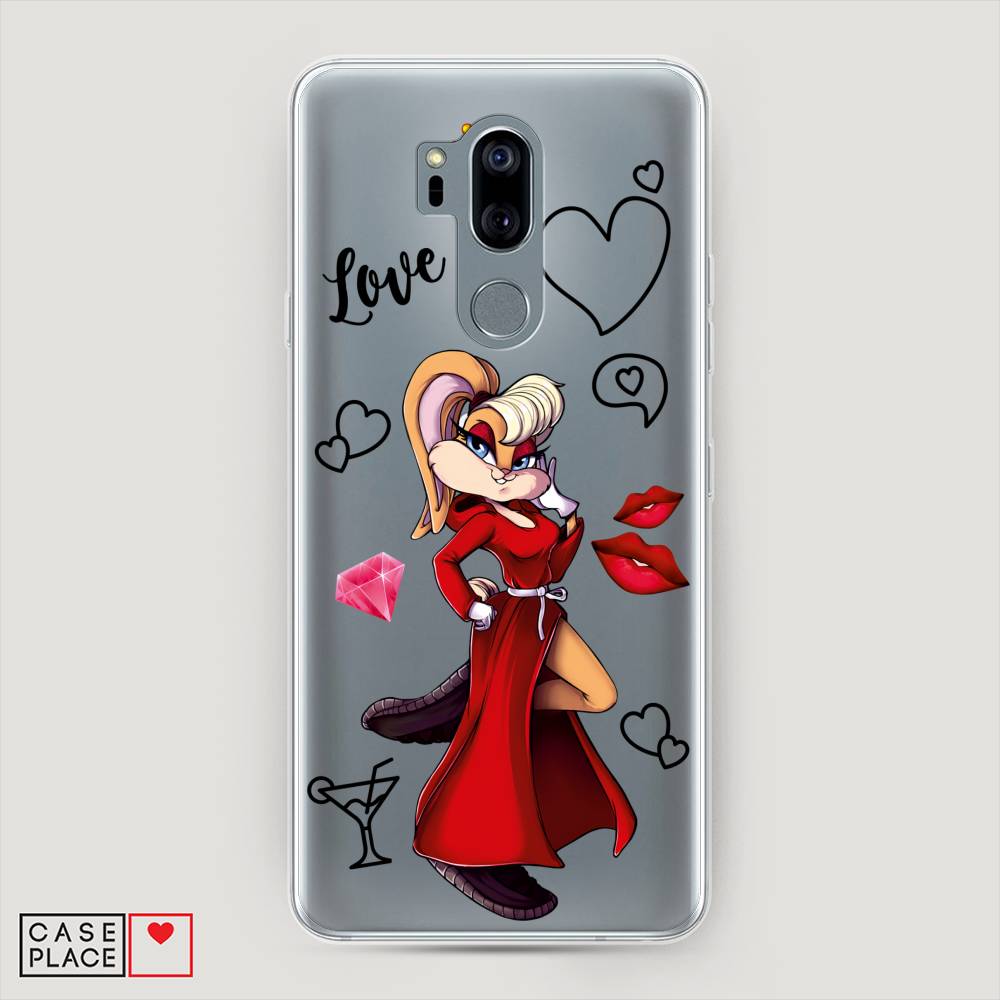 

Чехол на LG G7 ThinQ "Rich Lola Bunny", Красный;бежевый;оранжевый, 83450-6