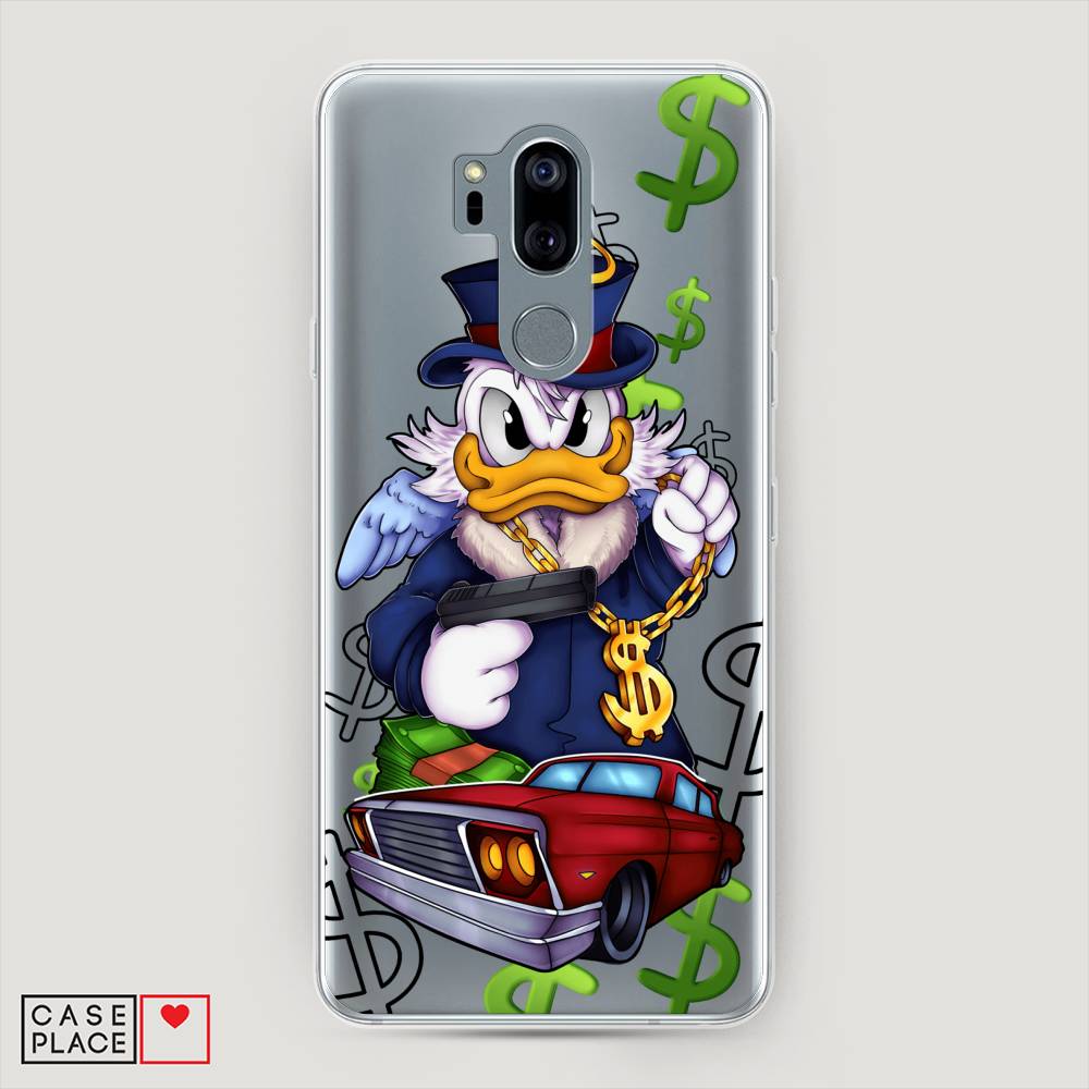 

Чехол на LG G7 ThinQ "Scrooge McDuck with a Gold Chain", Красный;синий;белый, 83450-6