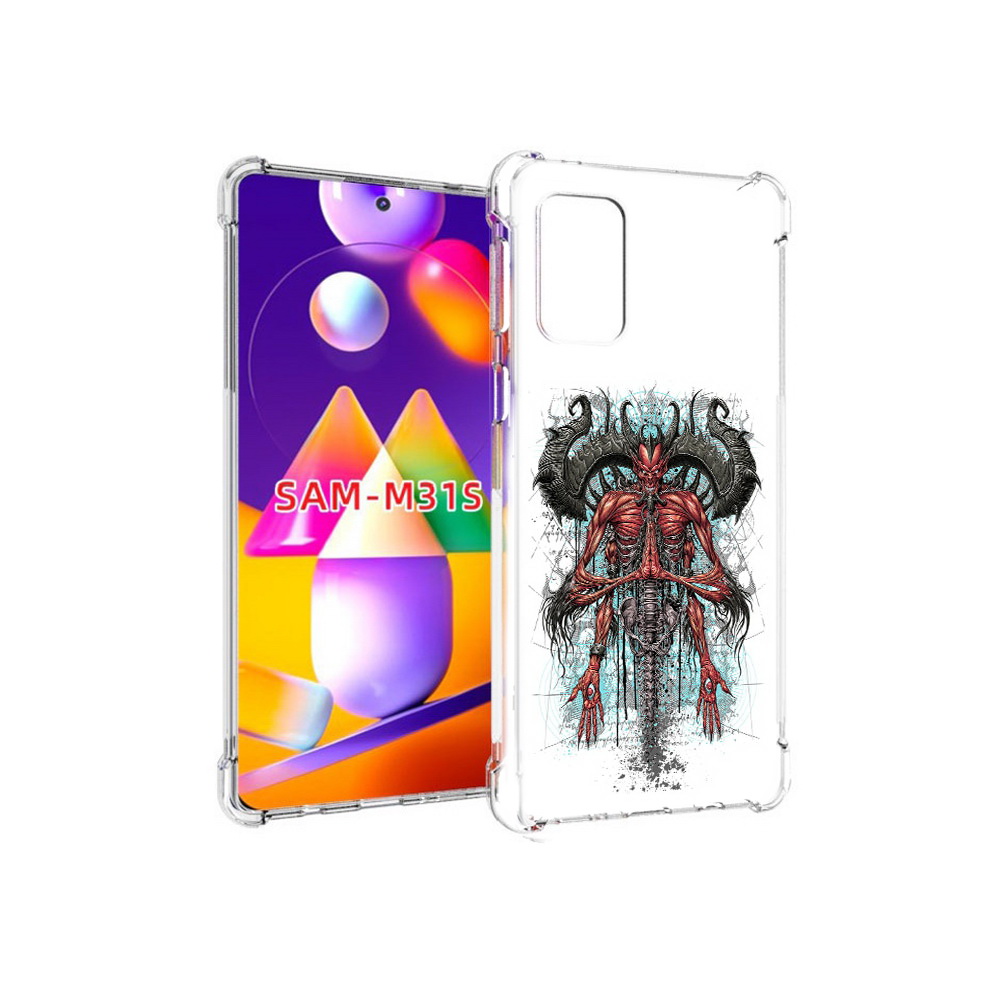 

Чехол MyPads Tocco для Samsung Galaxy M31s дьявол (PT152186.489.340), Прозрачный, Tocco