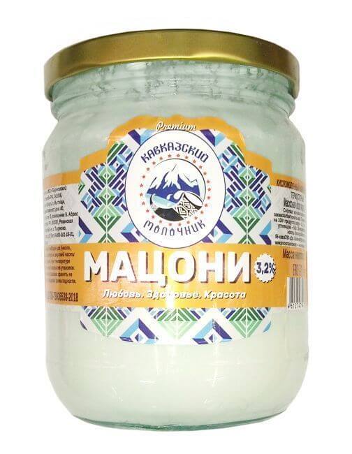 

Мацони Кавказский молочник Мацони термостатный 3,2% БЗМЖ 450 мл