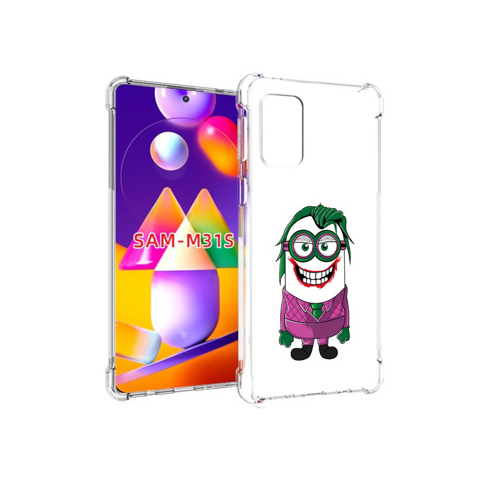 

Чехол MyPads Tocco для Samsung Galaxy M31s джокер миньон (PT152186.489.322), Прозрачный, Tocco