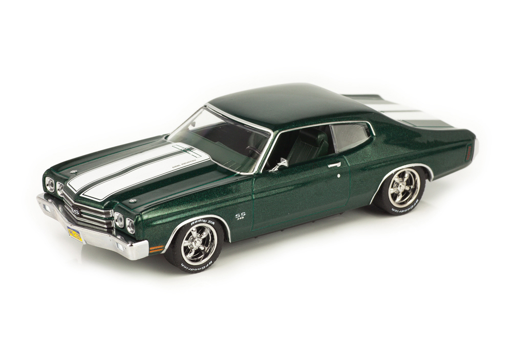 

Модель коллекционная GREENLIGHT Chevrolet chevelle ss 396 1970 (из к/ф джон уик), Зеленый