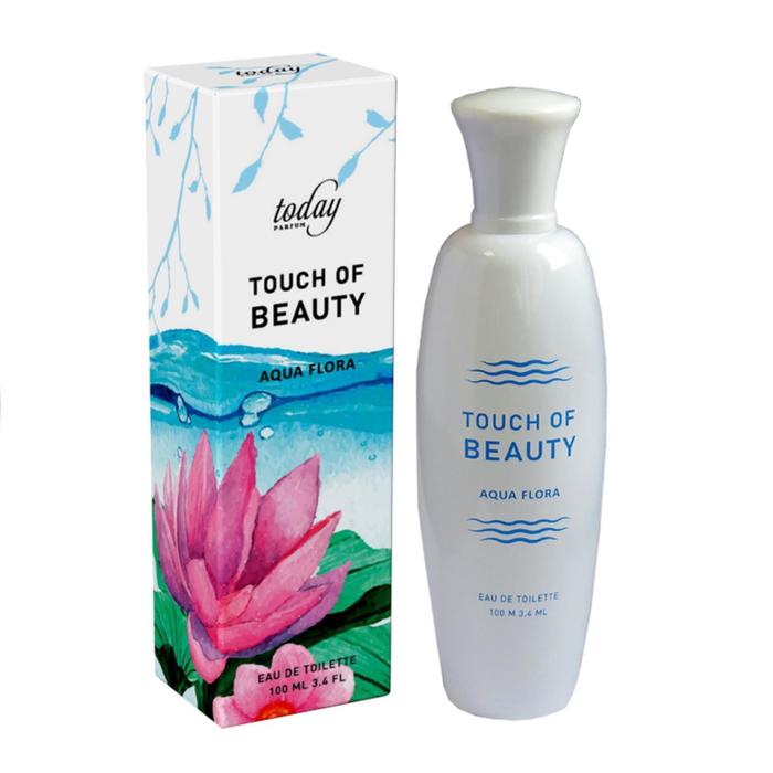 фото Туалетная вода женская touch of beauty aqua flora, 100 мл 6881801 delta parfum