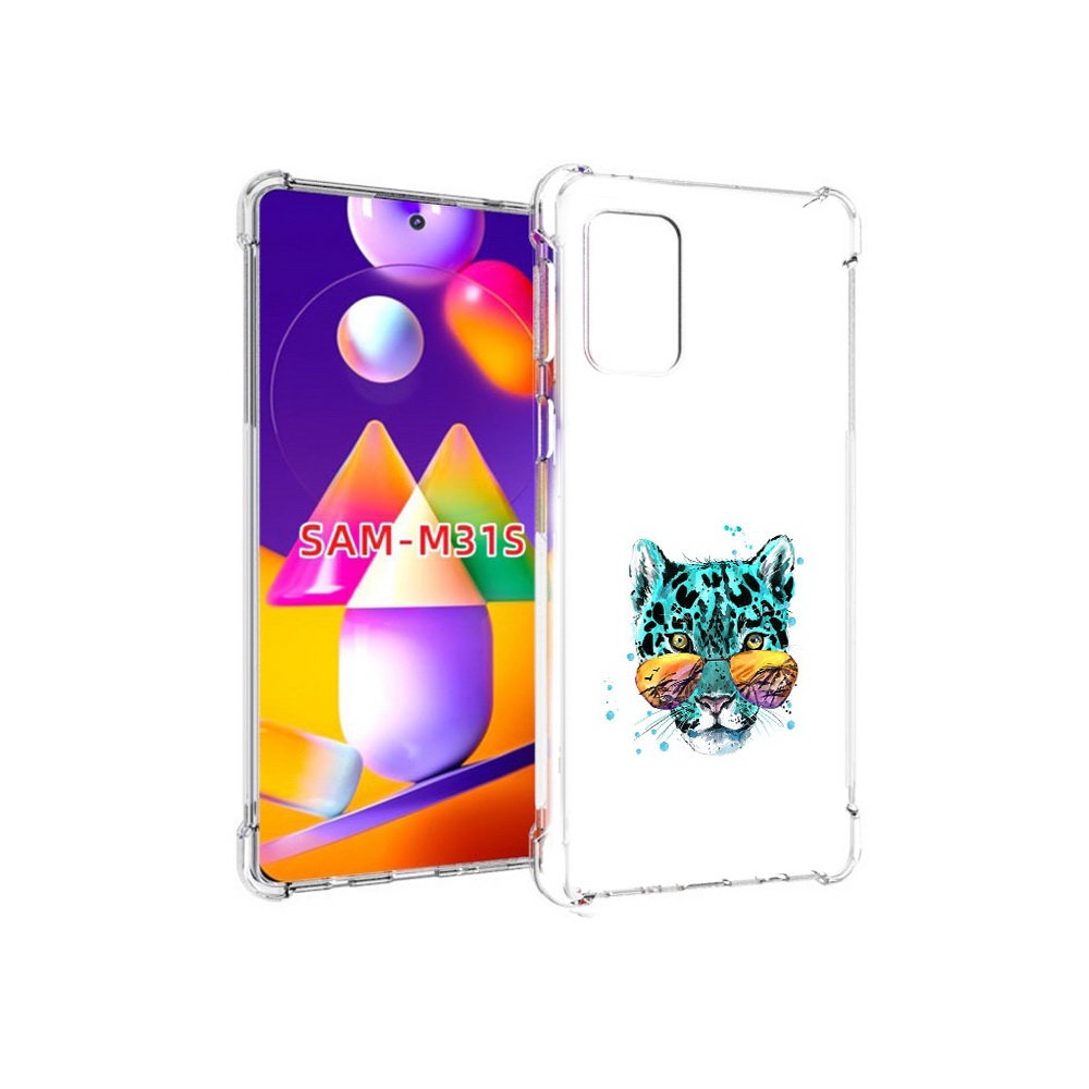 

Чехол MyPads Tocco для Samsung Galaxy M31s голубой лео (PT152186.489.294), Прозрачный, Tocco