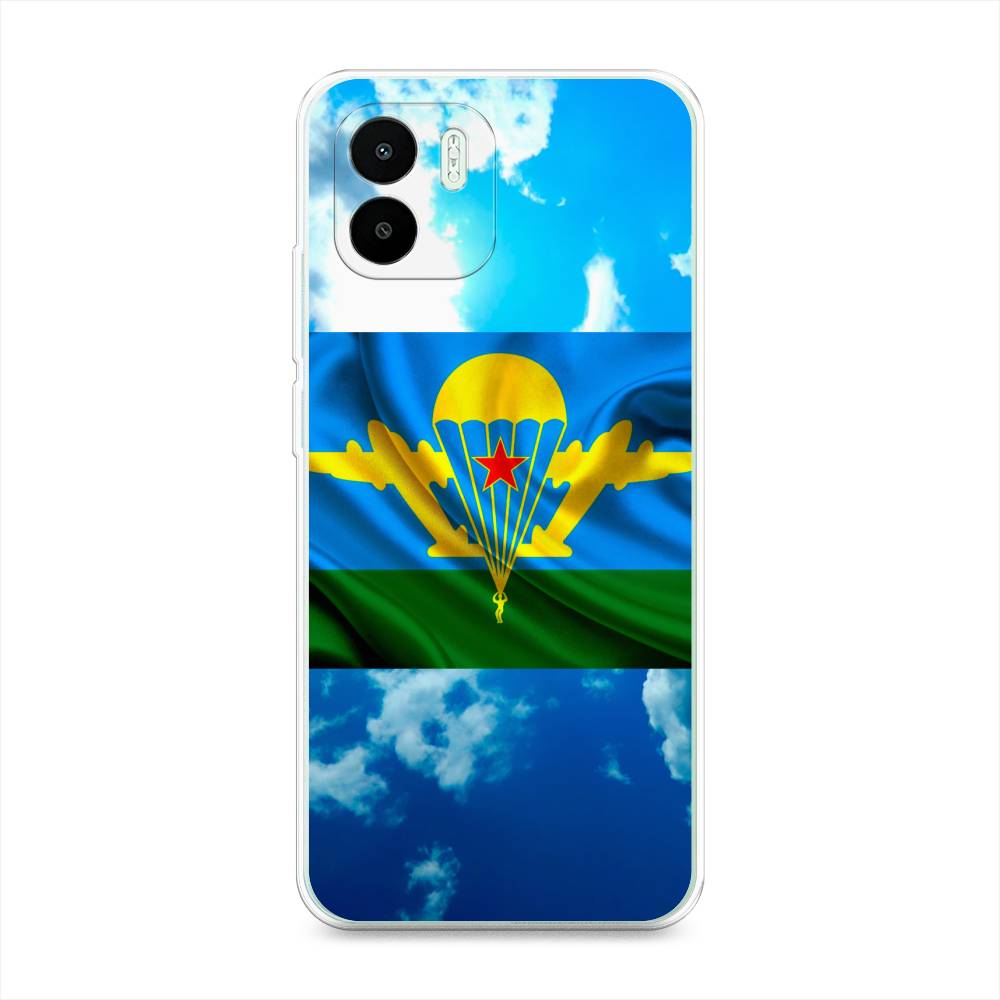 

Чехол Awog на Redmi A1 / Редми A1 "ВДВ флаг в небесах", Синий;зеленый;желтый