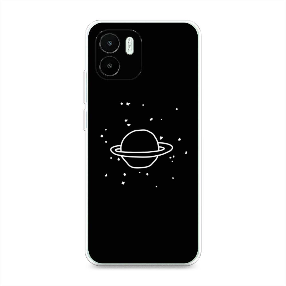 

Чехол Awog на Redmi A1 / Редми A1 "Дудл Юпитера", Белый;черный