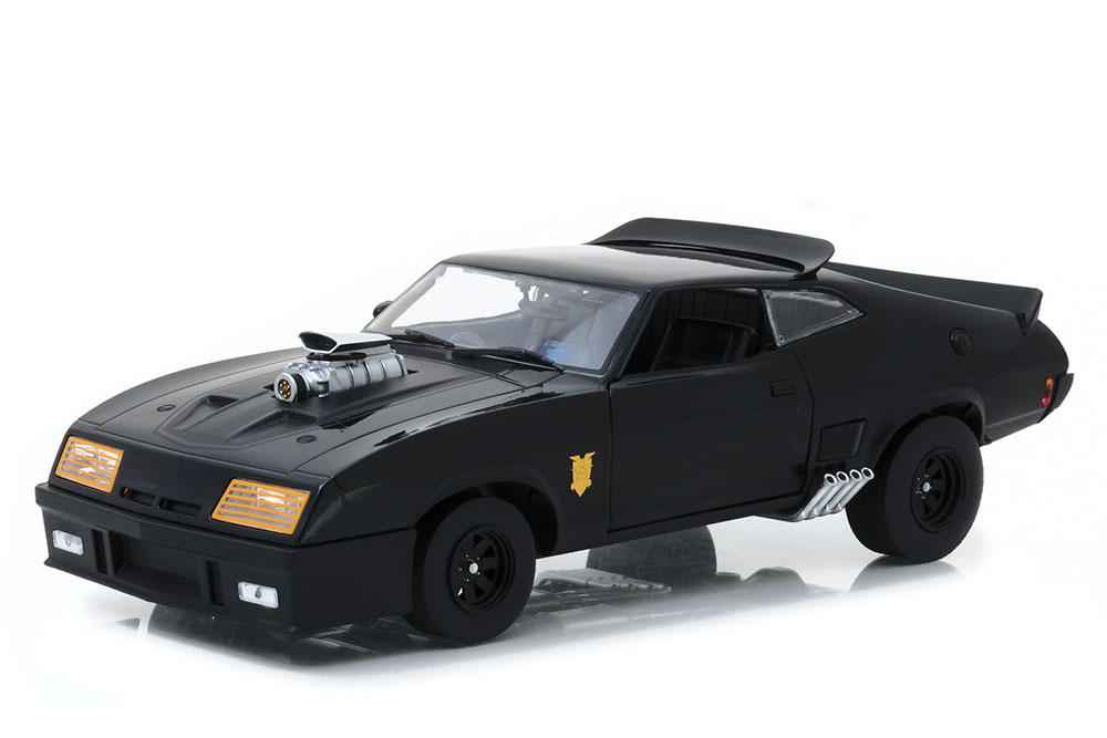 

Модель коллекционная Ford falcon xb V8 black interceptor 1973 (из к/ф безумный макс), Черный