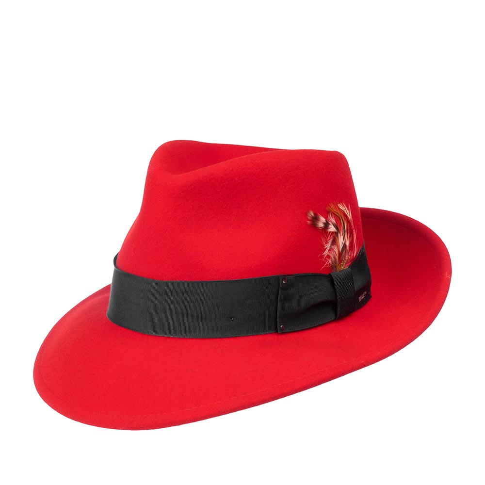 

Шляпа мужская Bailey 7002 FEDORA красная, р, Красный, 7002 FEDORA