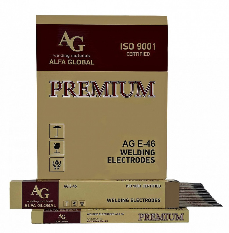 Электрод AG E-46 PREMIUM 4 мм 5 кг