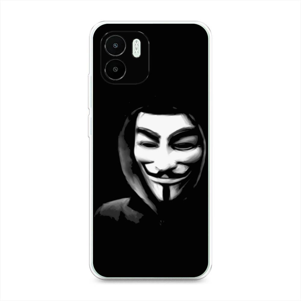 

Чехол Awog на Redmi A1 / Редми A1 "Анонимус", Черный;серый;белый