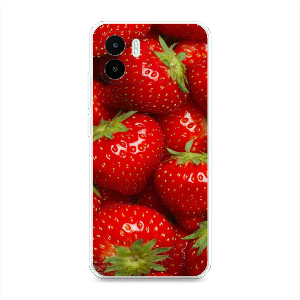 

Чехол Awog на Redmi A1 / Редми A1 "Клубника", Красный;зеленый
