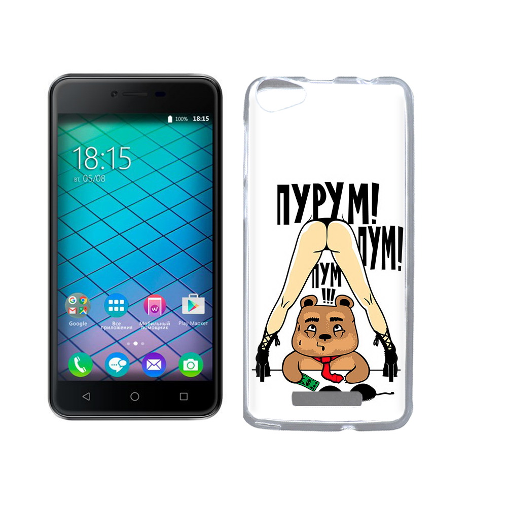 

Чехол MyPads Tocco для BQ 5059 Strike Power Пурум пум пум, Прозрачный, Tocco
