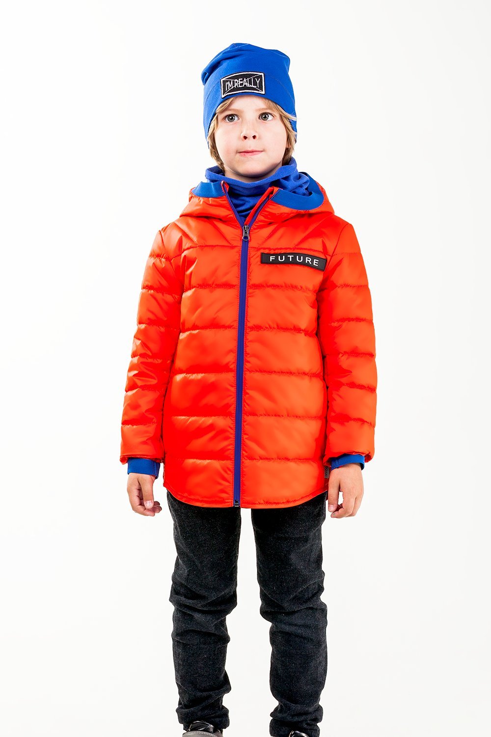 Куртка детская Boom 90021_BOB, оранжевый, 128