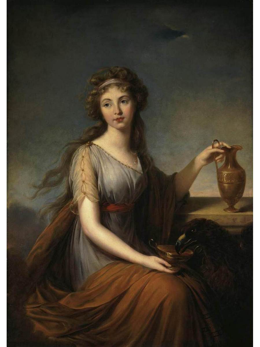 

Постер DRABS A3 Виже-Лебрён Элизабет Луиз Portrait of Anna Pitt as Hebe