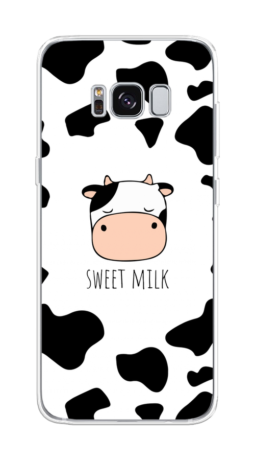 

Чехол на Samsung Galaxy S8 "Sweet milk", Розовый;белый;черный, 24750-1