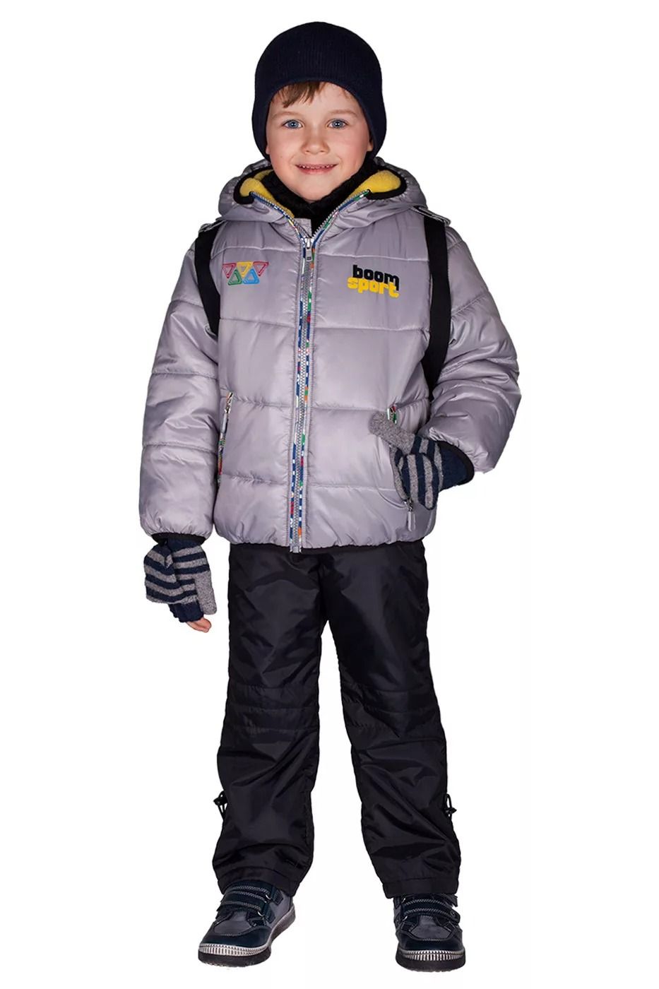 Куртка детская Boom 60663-BOB, черный, 86