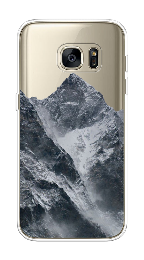 

Чехол на Samsung Galaxy S7 "Горы арт 4", Серый;бежевый, 24550-2