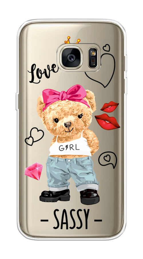 

Чехол на Samsung Galaxy S7 "Sugar Mommy", Голубой;белый;розовый, 24550-6