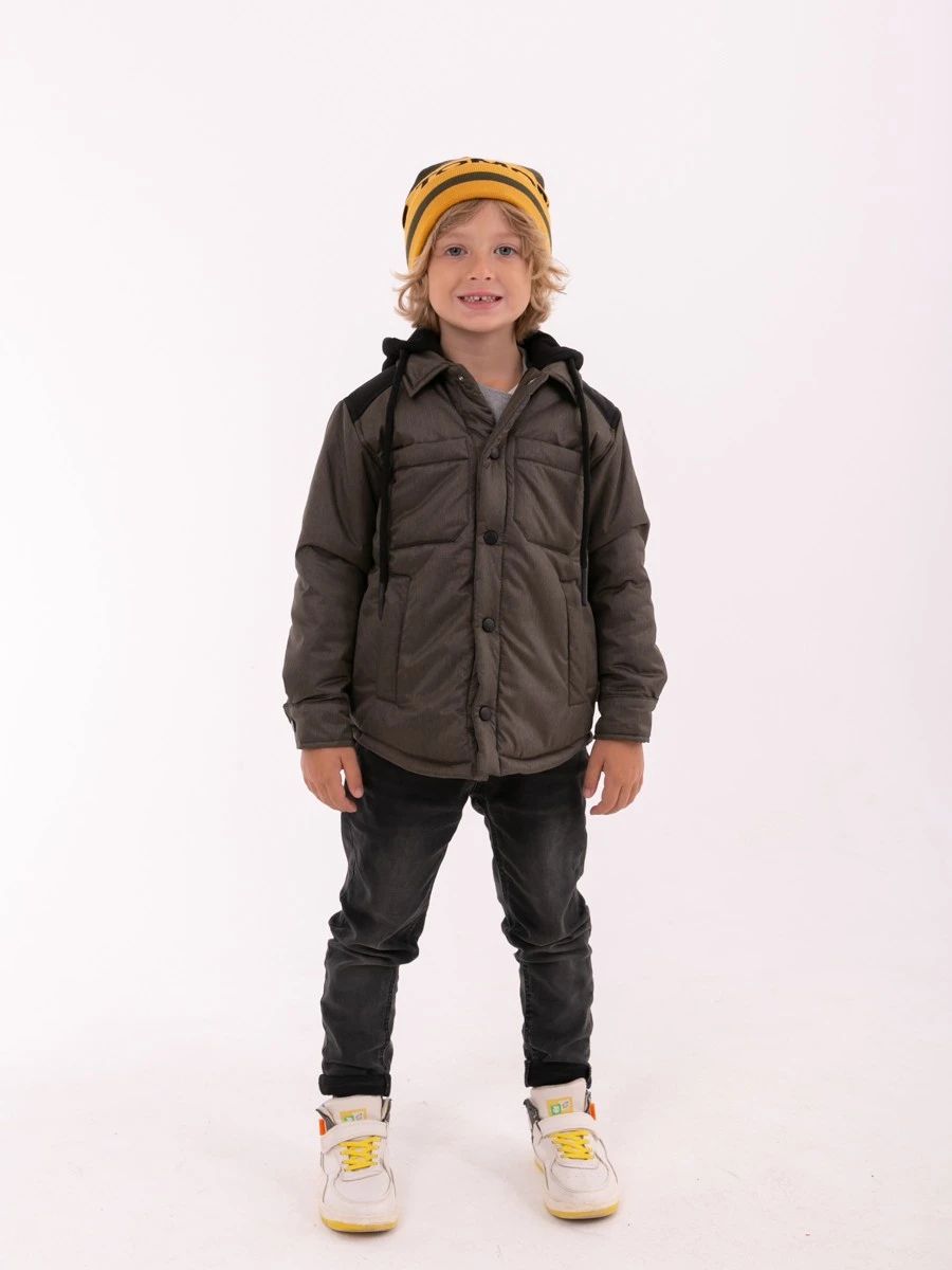 Куртка детская Boom 101274_BOB, хаки, 164 куртка утепленная reima 5100228m для мальчиков зеленый хаки р 116