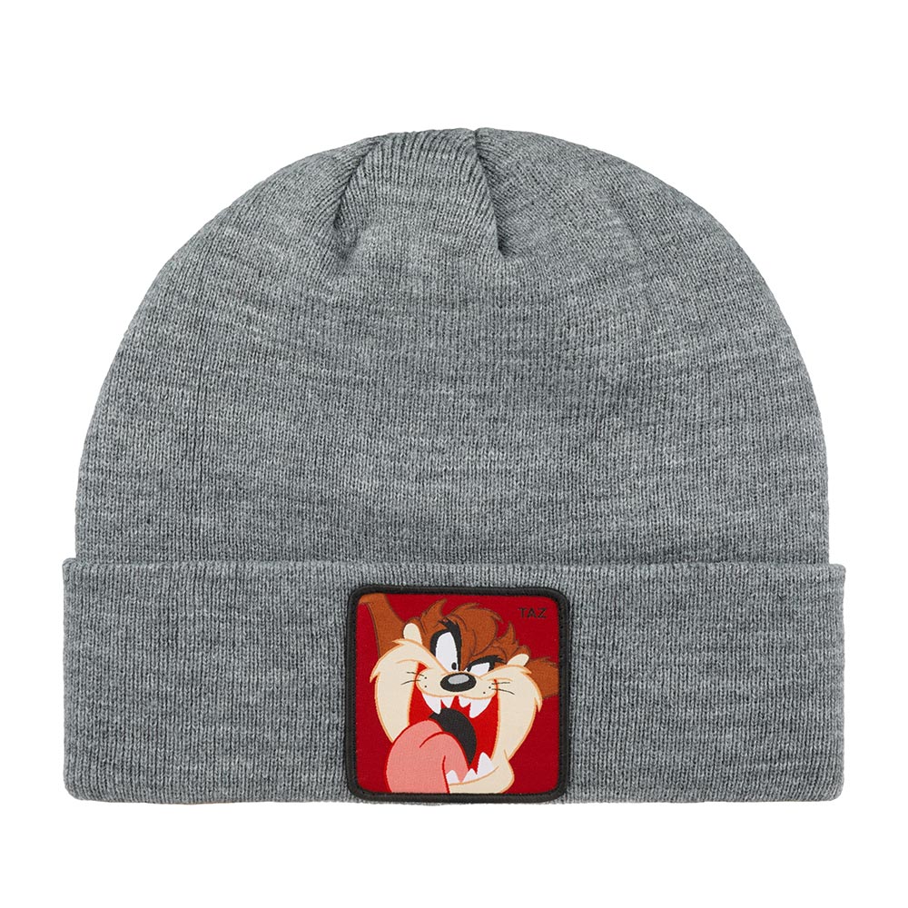 Шапка бини унисекс CAPSLAB CL/LOO5/1/BON/TAZ2 Looney Tunes Taz серая, one size