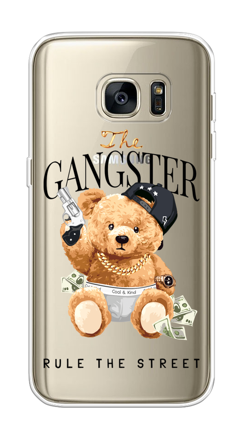 

Чехол на Samsung Galaxy S7 "The Gangster", Бежевый;серый;черный, 24550-6