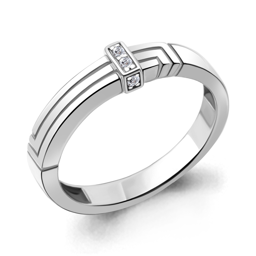 

Кольцо из серебра с фианитом Aquamarine Aquamarine 67276А_925_р р. 18,5, 67276А_925_р