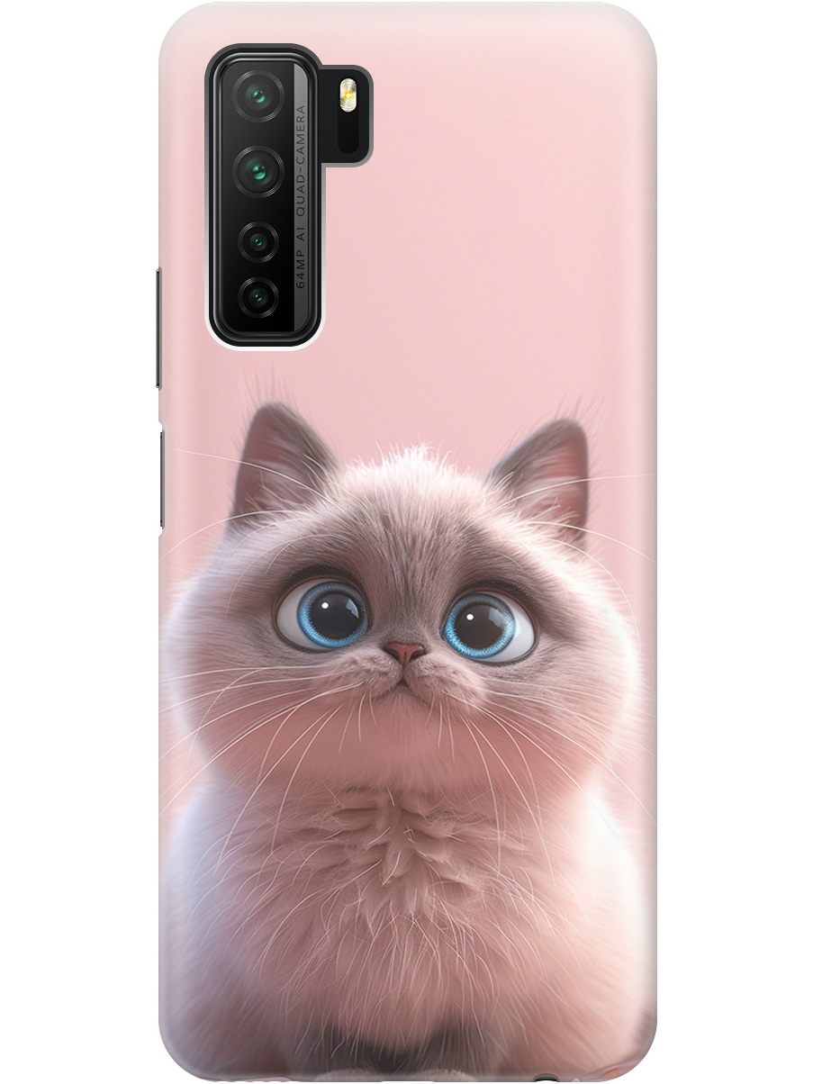 

Силиконовый чехол на Honor 30S / Huawei Nova 7 SE с принтом "Милейший котик", Прозрачный;розовый;серый, 722946111