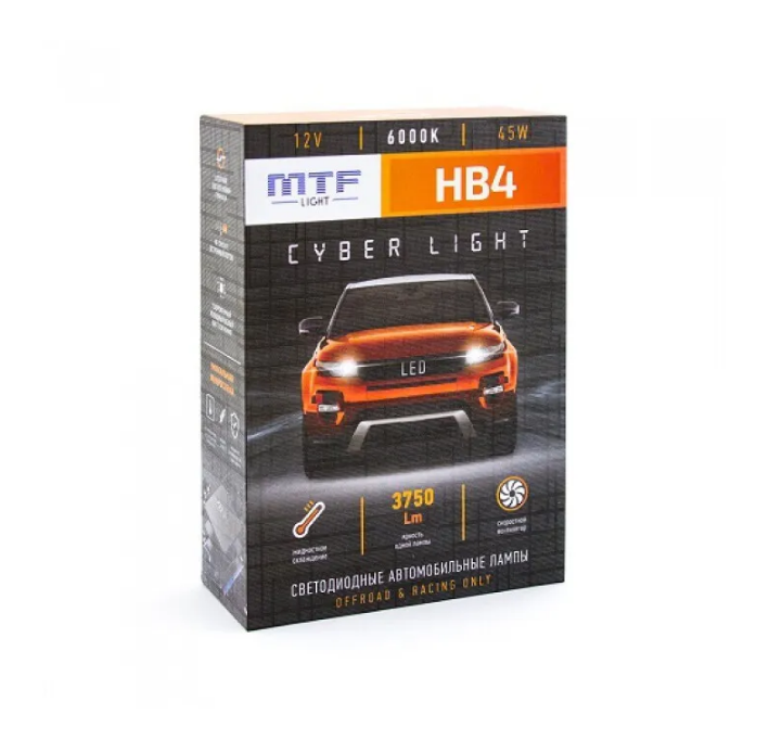 Светодиодные лампы MTF НB4 Cyber Light 6000К