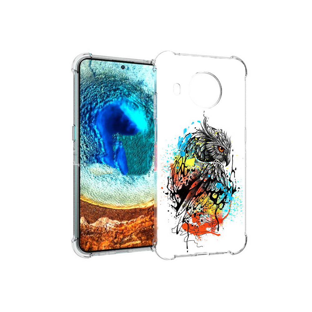 

Чехол MyPads Tocco для Nokia X20 Творческая сова (PT159436.101.170), Прозрачный, Tocco