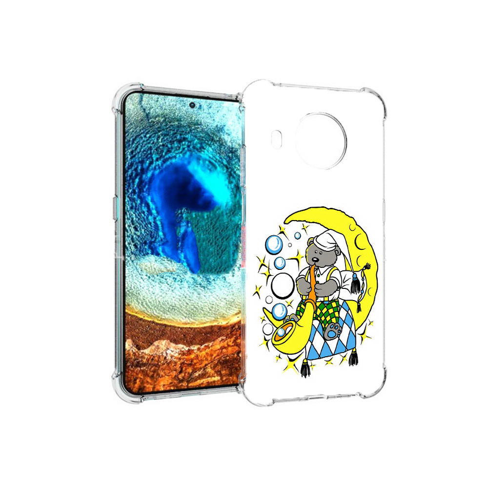 

Чехол MyPads Tocco для Nokia X20 Сырная луна (PT159436.101.167), Прозрачный, Tocco