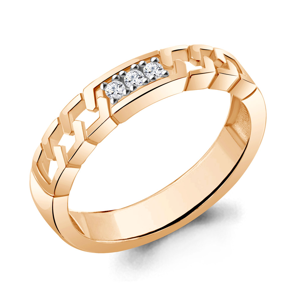 

Кольцо из серебра с фианитом Aquamarine Aquamarine 67274А_925_з р, 67274А_925_з