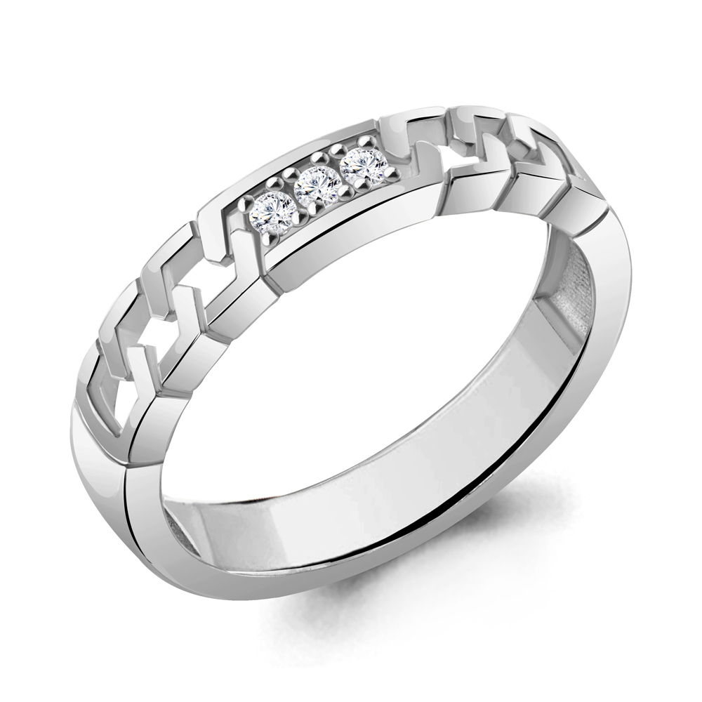 

Кольцо из серебра с фианитом Aquamarine Aquamarine 67274А_925_р р. 19, 67274А_925_р