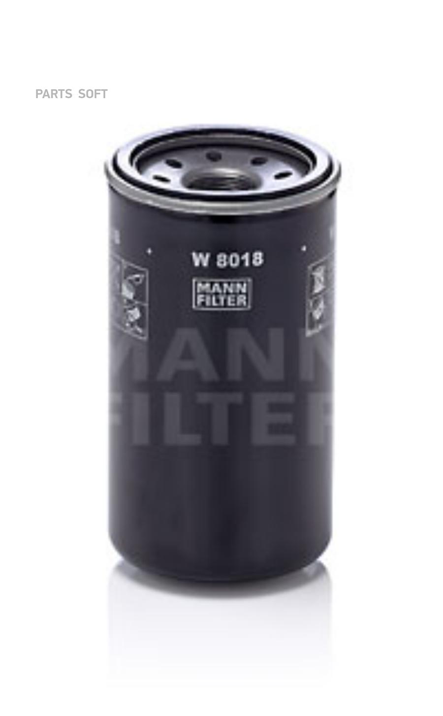 

Фильтр масляный Isuzu D-MAX I 02>12 MANN-FILTER W8018