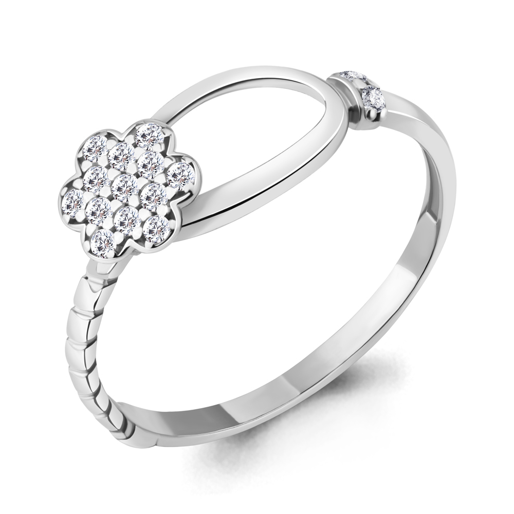 

Кольцо из серебра с фианитом Aquamarine Aquamarine 67271А_925_р р, 67271А_925_р