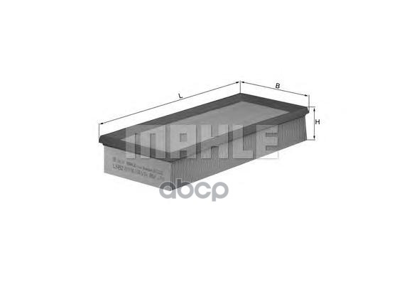 

Воздушный фильтр Mahle/Knecht для Volvo 440, 460, 480 1986-1996 LX492