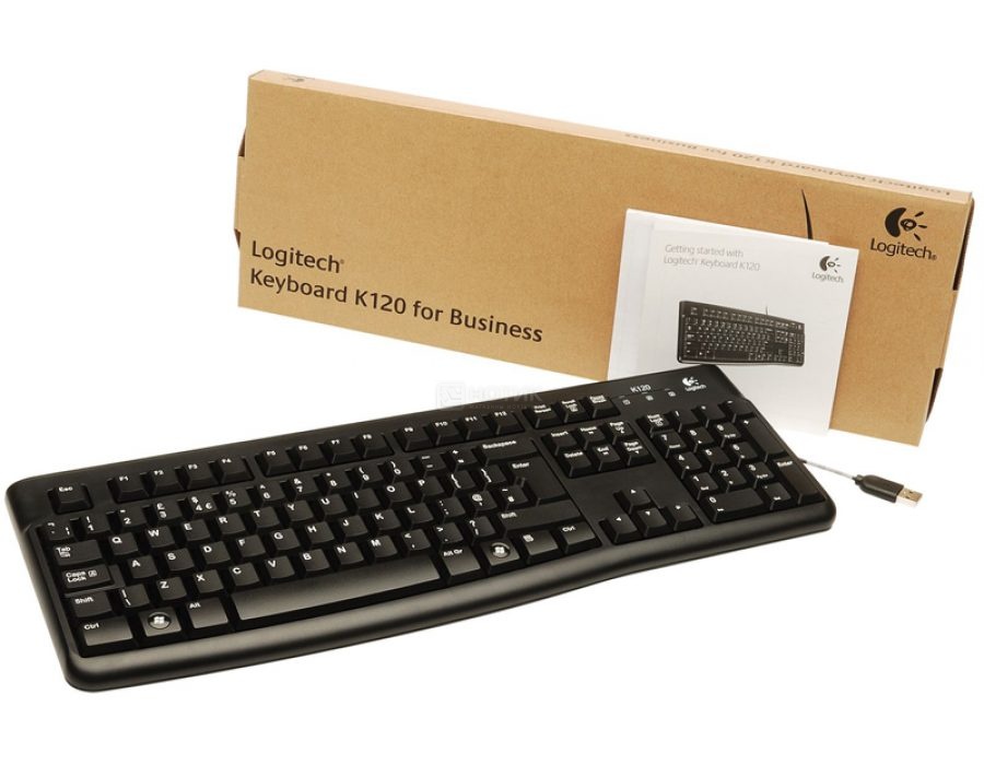Клавиатура Logitech Keyboard K120 for Business Black USB