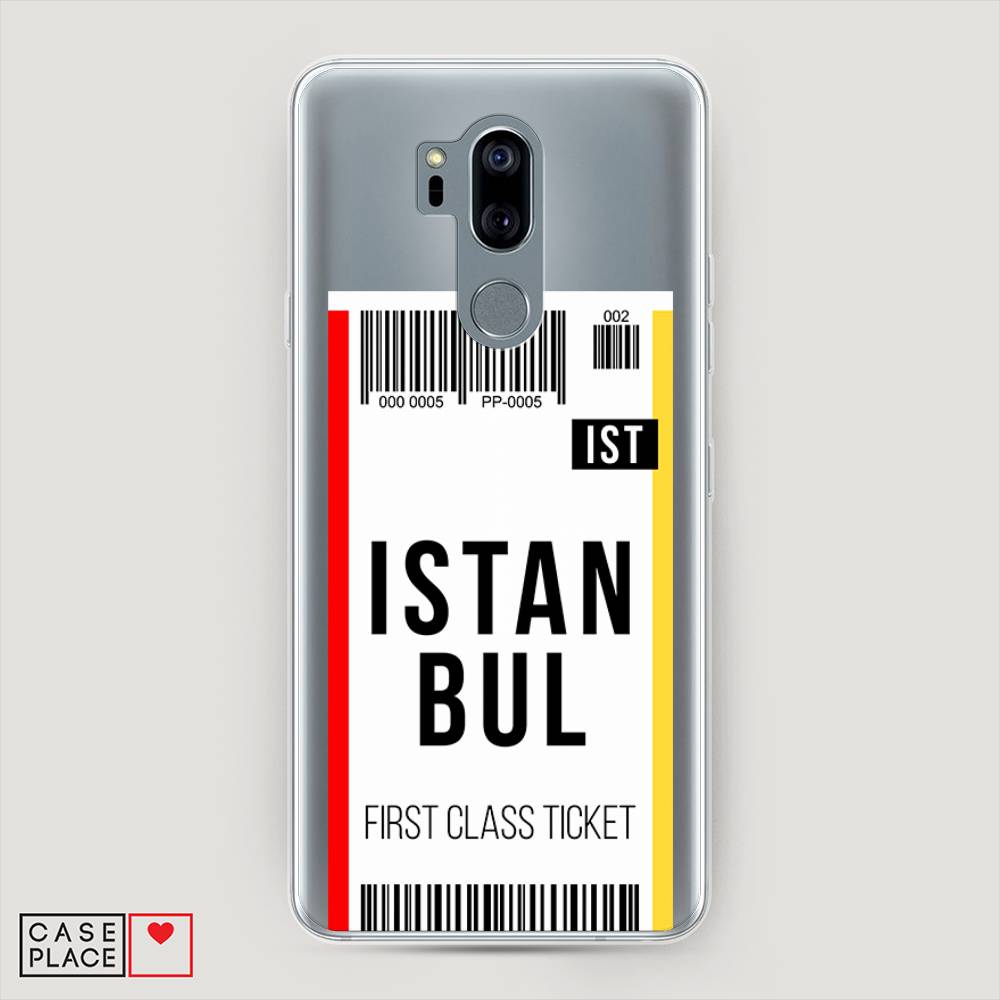 

Чехол на LG G7 ThinQ "Билет в Стамбул", Белый;черный;красный, 83450-6
