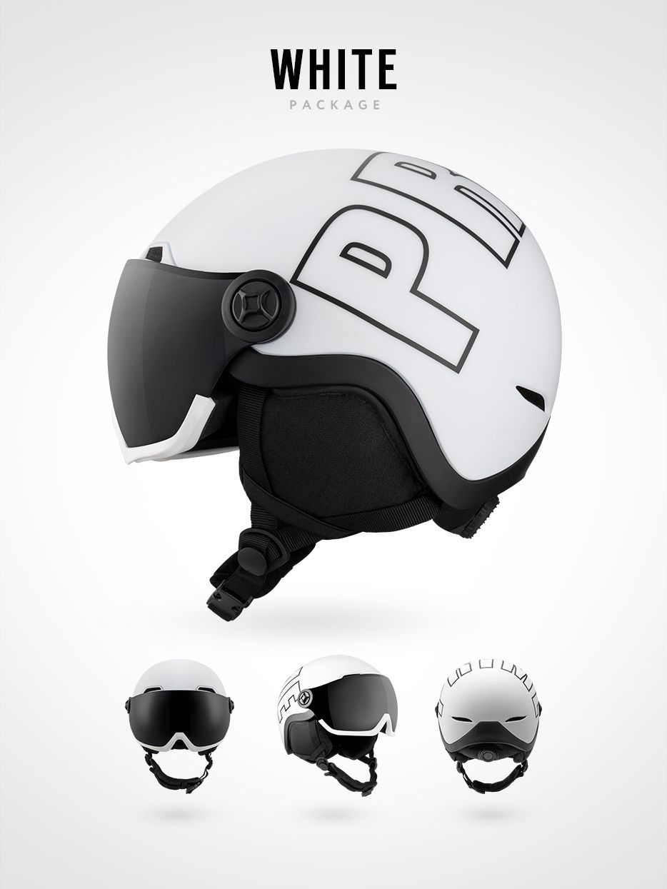 

Шлем горнолыжный PRIME - VISOR (White, размер XL), Белый, VISOR