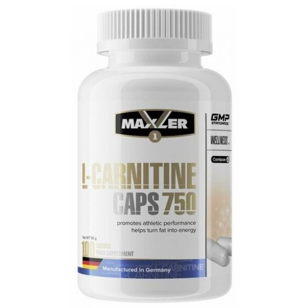 фото Maxler maxler eu l- carnitine 750 100 капсул